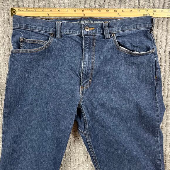 Duluth Flex Weekender Relaxed Fit Jeans Men's 36x30 Medium Wash Workwear - Picture 6 of 13